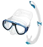 Seac Schnorchelset Extreme Evo, Set für das Tauchen, Schnorcheln und die Unterwasserjagd, Maske aus Silikon, Schnorchel mit Ausblasventil, 100% Silikon, Unisex, für Erwachsene
