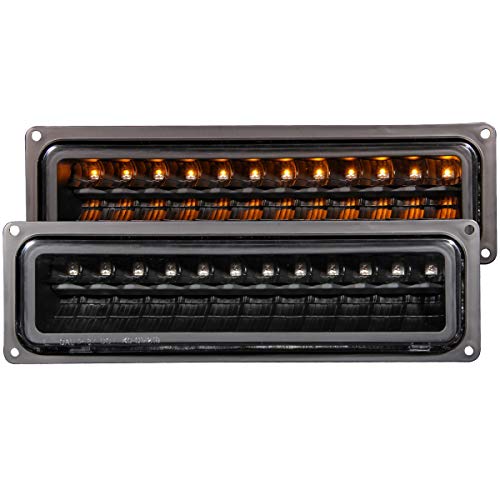 Anzo USA 511050 GMC Black LED Parking Light Assembly - (Sold in Pairs) by ANZO USA - Used condition - CA$55.19