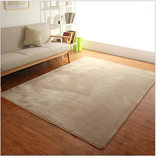 Tapis de sol de très grande taille beige design épuré chic - 2
