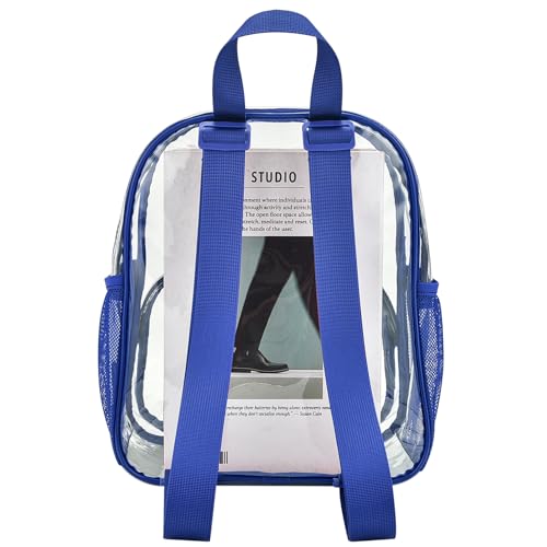 Image of Busiuw Royal Clear Backpack 12x12x6, Modern Women's Concert Sport Fashion Work Travel Backpack