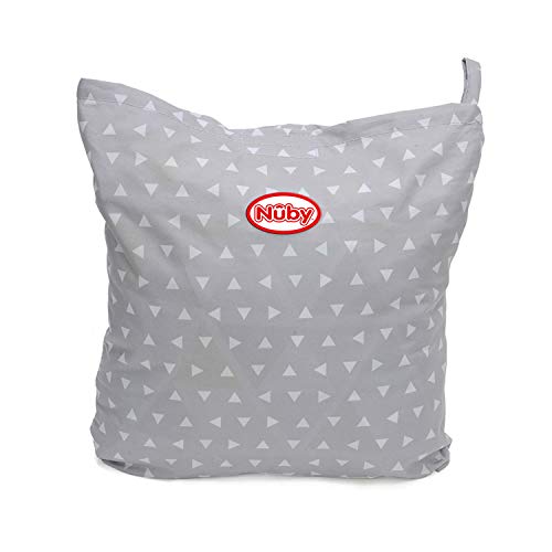 image for Nuby Baby Shopping Cart Cover and High Chair Cover 2 in 1, Geometric T