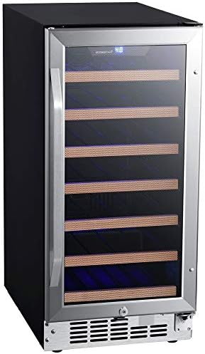 EdgeStar CWR302SZ 15 Inch Wide 25 Bottle Built-In Single Zone Win...