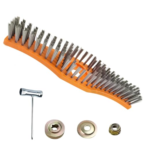 Vestamore 30,5 cm Unkrautschneider Reinigungsbürste Stahldraht...