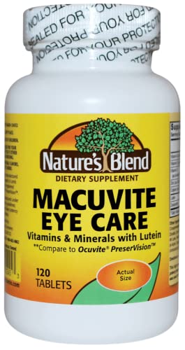 Natures Blend Macuvite Eye Care, 120 tabs Pack of 2