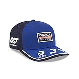 Red Bull Racing F1 Team Casquette de baseball officielle 2026 MV3 Drivers Stretch Snap réglable Bleu