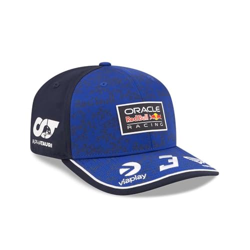 Red Bull Racing F1 Team, Official 2026 Merchandise, MV3 Drivers Baseball Cap Hat, Strech Snap, Adjustable, Blue