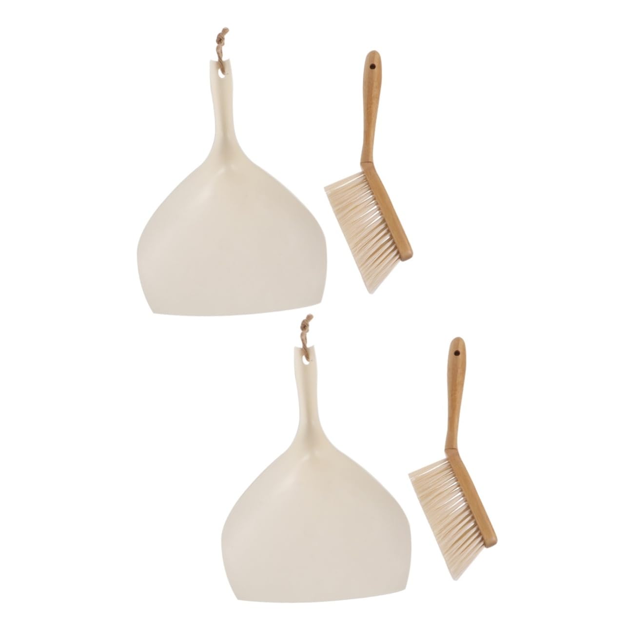 Beavorty 2 Sets Desktop Broom Cleaning Kit Mini Garbage Cleaner Compact Dustpan Desktop Dustpan Household Cleaning Supply Mini Dustpan Broom with Dustpan Mini Cleaning Broom Compact Broom
