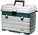 Plano 4-Drawer Tackle Box Green Metallic/Silver ,One Size