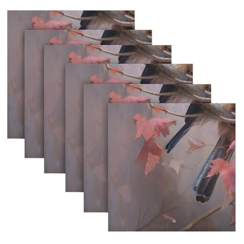 Servilletas de Tela Maple Leaf Multicolor Pack 6 miniatura 2