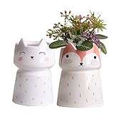 Generic, Ceramic Vase Small Flower Vase Cute Animal Vases Decorative Modern Floral Vase Birthday Gif