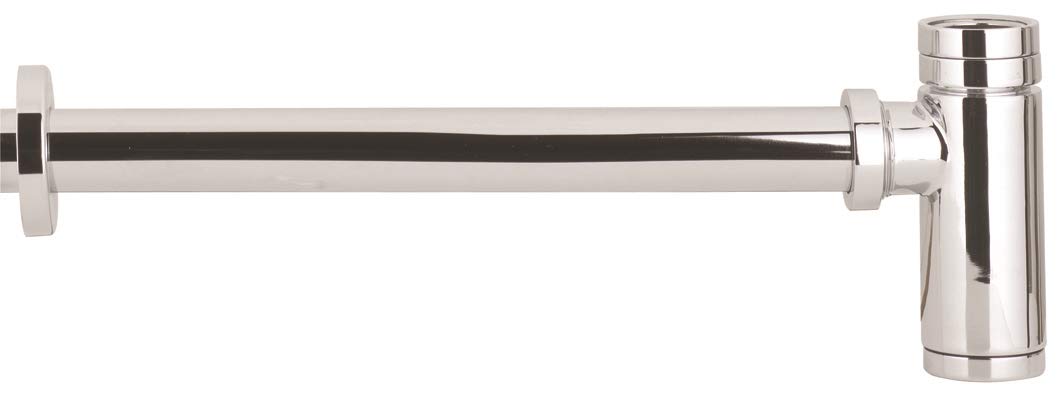 Nuie Bottle Trap EK302 ǀ Modern Bathroomwith 300mm Extension Tube, 115mm x 51mm, Chrome