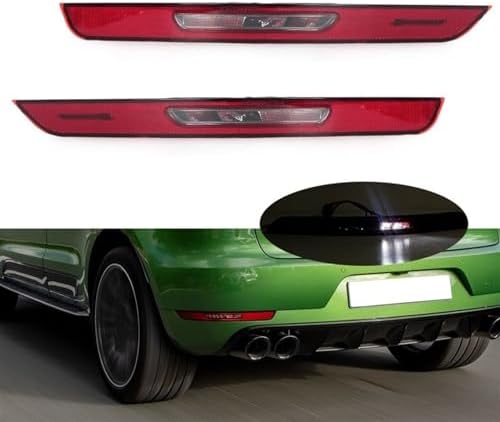 Car taillight cover For Porsche For Macan 2015 2016 2017 2018 2019 Rear Bumper Tail Stop Light For Reverse Light Fog Lamp For Signal Light 95B945726R 95B945725R Car rear lamps