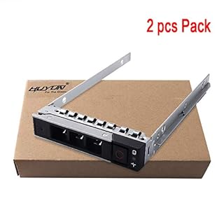 Lot de 2 boîtiers de disque dur DXD9H SAS SATA 2,5" compatibles avec les serveurs Dell PowerEdge R440 R640 R740 R740xd R840 R940 R6415 R7415 R7425