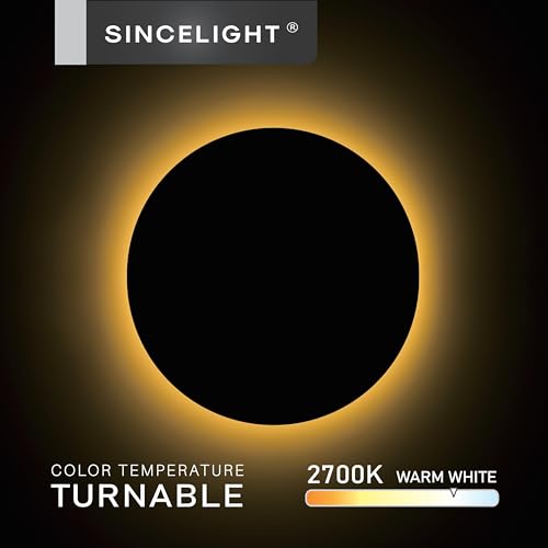 Applique Murale Rétroéclairée à LED 13W SINCELIGHT LUNAR ECLIPSE Φ220mm IP65 - 3