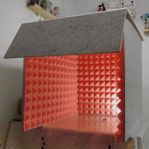 Studio booth à domicile pliable pour isolation microphone de table