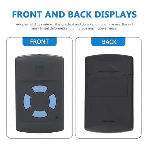 Miawtro 2 Stück Garagentoröffner, 868 MHz 2 Stück GarageFernbedienung, Kompatibel Mit Hörmann Hsm4-868, Hsm2/Hs/Hse/Hsz Hsp/Hsd-868, Garagentoröffner Fernbedienung zur Fernbedienung Garagentor