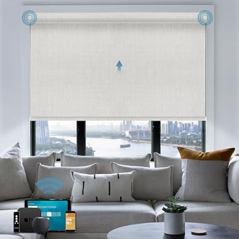 WEFFORT Motorized Blackout Roller Shade Cover