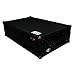 ProX Flight Case Compatible with Numark NS7iii or NS7ii Digital Controller With Wheels & Laptop Shelf - Black on Black Design - XS-NS7IIIWLTBL