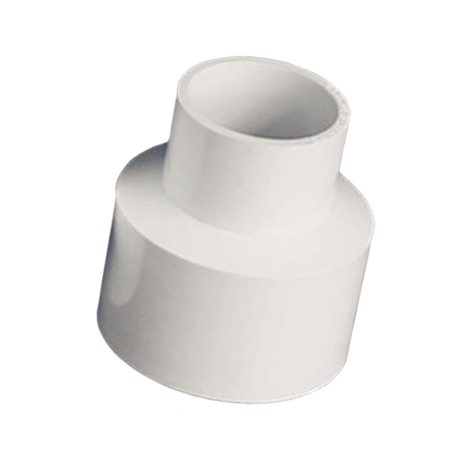 Pixzcsa White Dynamic Vacuum Attachment Adapter For Cyclone Separator Compatible With Various Dust Collector Systems Featuring Durable Construction Dust Extraction, 50Mm To 63Mm