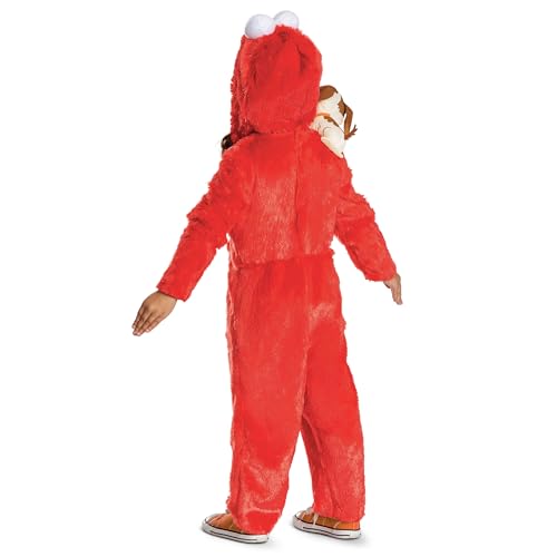 Disfraz oficial de Elmo Sesame Street para niños miniatura 5