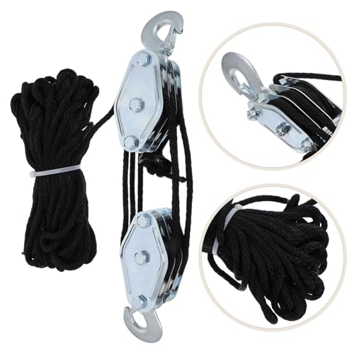 Sistema De Poleas De Elevación Ga - Aparejo De Elevación De Cuerda Versátil para Elevación En Caza Y Uso General - Herramienta De Polea Eficiente para Levantar Carga