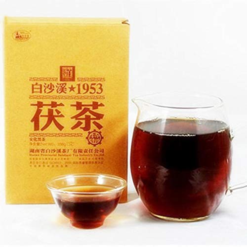 Té negro Té oscuro de Hunan El antifatiga Jinhua Fu 338g Té de ladrillo chino natural