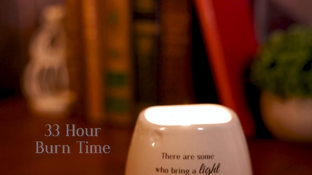 Pavilion's In Memory Light Remains 19176 Ceramic Soy Wax Candle - 8 oz