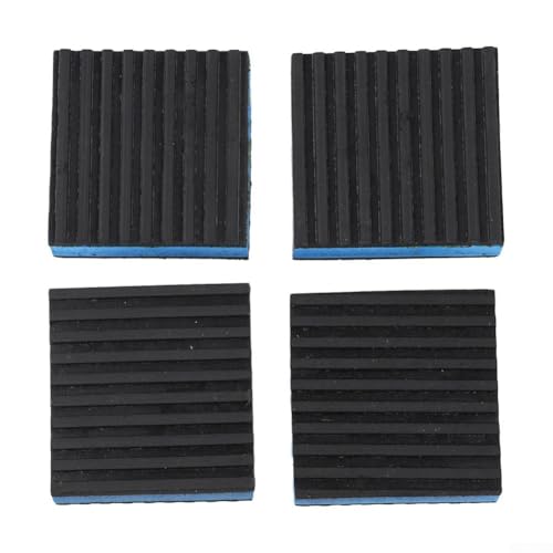 FACAIIO 4er-Pack für robuste EVA-Stoßisolationspads, 150 x 150 x 22 mm, für mm-Luftkompressoren, Waschmaschinen und Split-Wärmepumpen