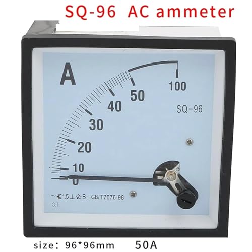 Ampèremètre CA analogique SQ-96 pour panneau électrique 100A