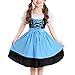 OBEEII Dirndl M�dchen-2St�ck Set Dirndl Kleid mit Trachtenbluse und Sch�rze Bayerisches Tracht Deutsche Oktoberfest Trachtenkleid Blau 2-4 Jahre MI 4 günstig Kaufen-OBEEII Dirndl M�dchen-2St�ck Set Dirndl Kleid mit Trachtenbluse und Sch�rze Bayerisches Tracht Deutsche Oktoberfest Trachtenkleid Blau 2-4 Jahre
