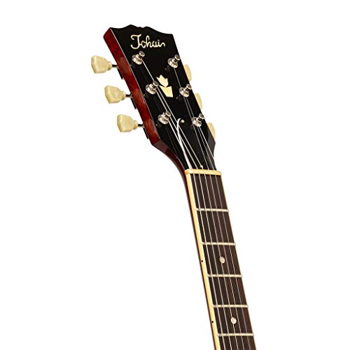 Tokai UES180 Car Guitare électrique semi-creuse avec étui Rouge pomme - Les Beatles, Paul McCartney, John Lennon, RIngo Starr, George Harrison Tokai UES180 Car Guitare électrique semi-creuse avec étui Rouge pomme – Image 7