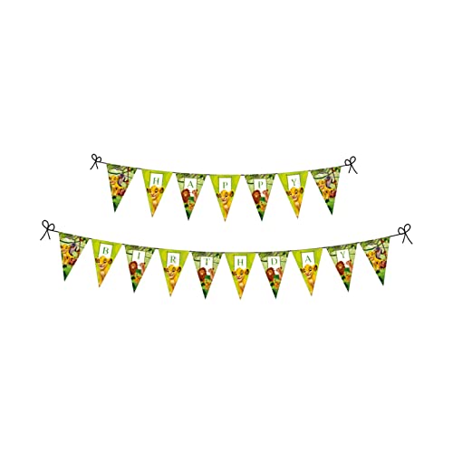 Image of Pretty UR Party Lion King Party decorations Kit - 80 pcs includes Banner, balloons, thank you, centerpiece, danglers, Lion King Party Supplies, Simba Birthday Decor, Bday Banner, DIY Pack for kids