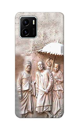 Image of Printed Hard Back Cover Case for Vivo Y01 | Vivo Y01A Back Cover (Sai Baba) -1803