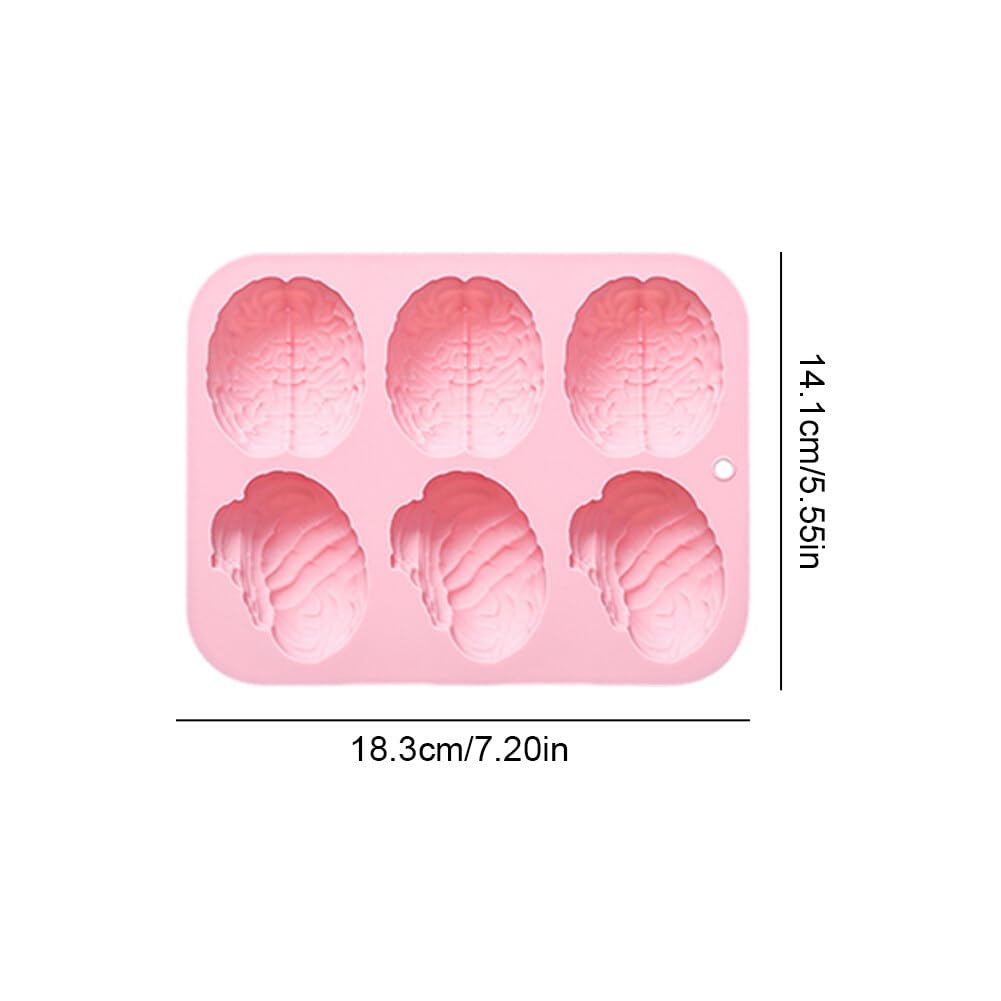 2x 3D Gehirn & Herz Silikonformen – Gruselig & Realistisch Für Halloween