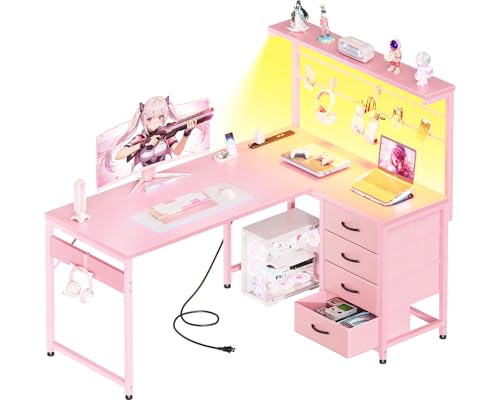 Amazon | AODK ゲーミングデスク 引き出し4杯 パソコンデスク