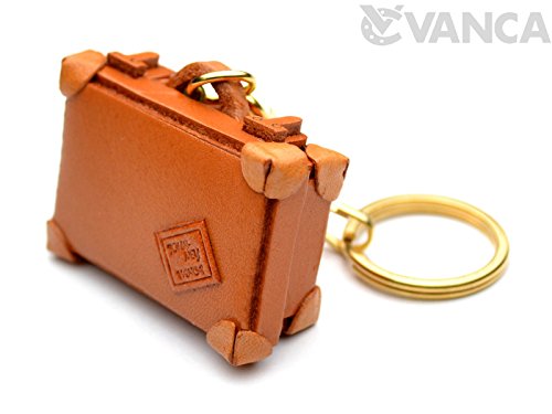 Trunk Leather Unique Goods KH Keychain VANCA CRAFT-Collectible keyring Made in Japan