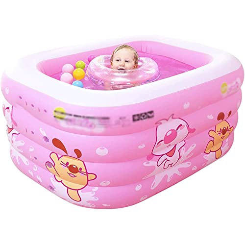 HJDQMDHA Centro de Juegos Piscina Inflable Gruesa, Piscina Hinchable para diversión acuática de Verano para niños, Actividades Familiares al Aire Libre, Piscina de Patio Trasero