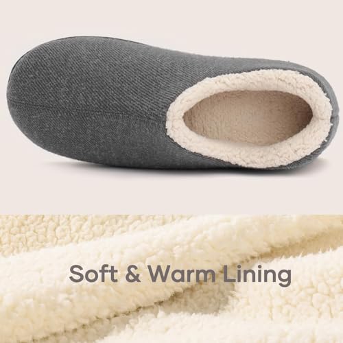 ULTRAIDEAS Women's Indoor Loafer House Slippers with Memory Foam, Ladies Warm Closed Back House Shoes with Non-Slip Outdoor Rubber Sole3