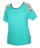 Schneider Sportswear Damen Sportshirt T-Shirt Pulli (Aqua, 40)