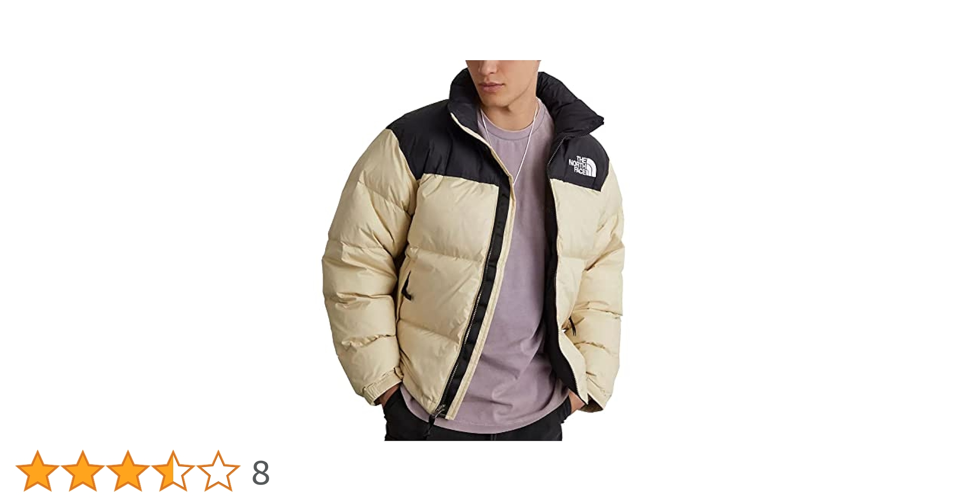 The North Face ヌプシ M ベージュ THE NORTH FACE NUPTSE ヌプシ ベージュ M ダウンジャケット
