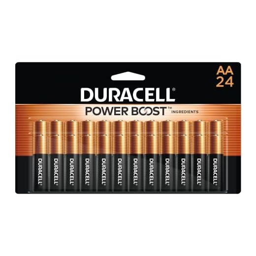 Duracell - CopperTop AA Alkaline Batteries - long lasting, all-purpose Double A battery for household and business - 24 Count
