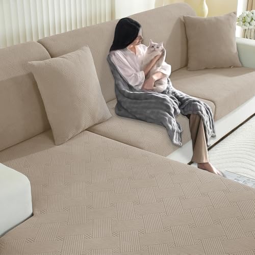 YSTELLAA Funda Asiento Sofa Alta Elástica