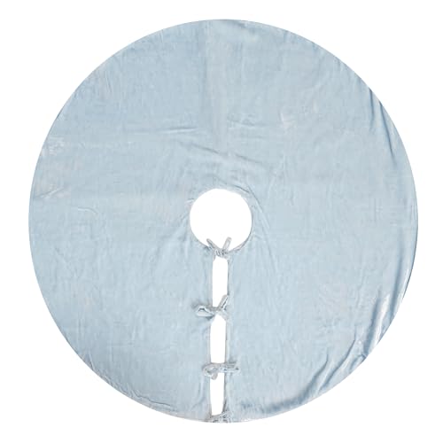 Sophia-Art Falda de árbol de Navidad, falda de felpa de terciopelo de lujo, decoración de Navidad, decoración de fiesta de vacaciones, decoración del hogar de terciopelo suave, decoración del árbol de