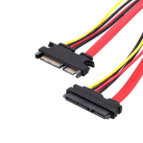 Cable SATA 22 pines macho a hembra con extensión 30 cm
