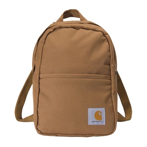 Carhartt Classic Mini Backpack, Durable, Water-Resistant Backpack with Adjustable Shoulder Straps, Carhartt Brown