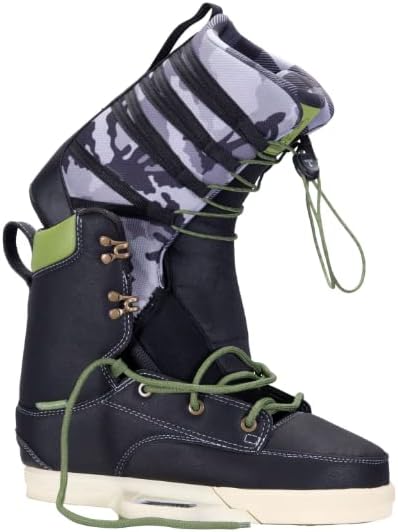 Hyperlite Codyak Mens Wakeboard Bindings Black/Green 10