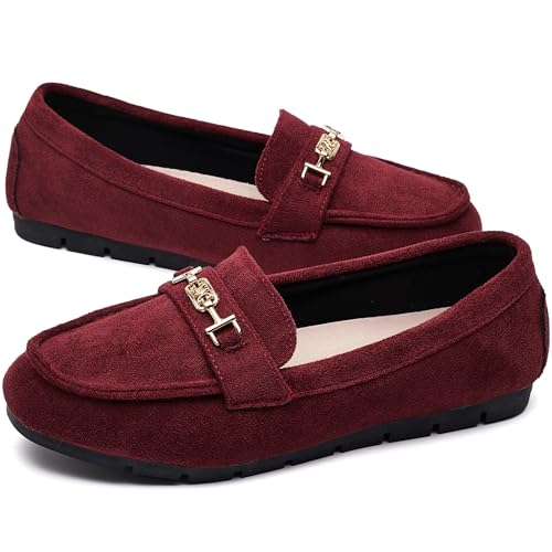 Image of Women's Loafer Shoes Leisure Slip On Work Shoes Comfort Walking Flats