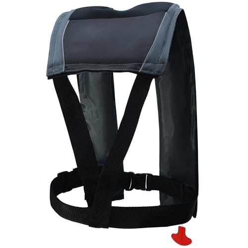 Image of Automatic Inflatable Life Jackets for Adults Life Vests PFD Low Profile Load Capacity Up to 330lbs