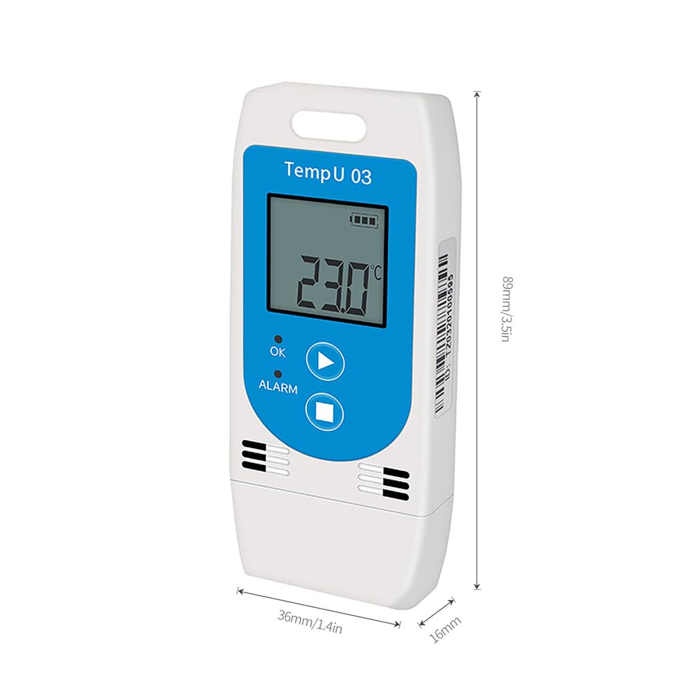 DollaTek USB avec écran Enregistreur de température et d'humidité Enregistreur de température et d'humidité Enregistreur PDF pour l'expédition par chaîne du froid sensible à la température