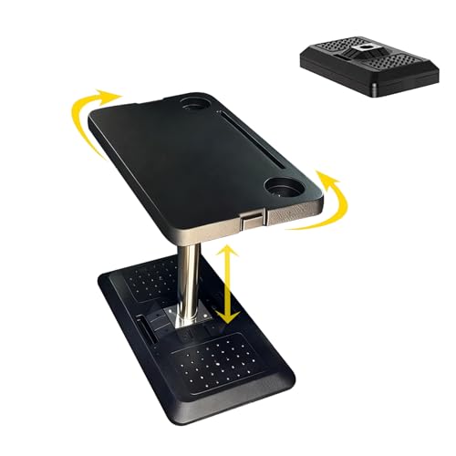 22E042 - Swing Up Table Could Drop Unexpectedly - Red Rock 2 HIYOUGO Foldable RV Table, 360° Rotatable C-Shaped Side Table, Adjustable Height, with Safety Belt, Suitable for RVs, Picnics, Living Rooms (Black, 30 × 50cm)